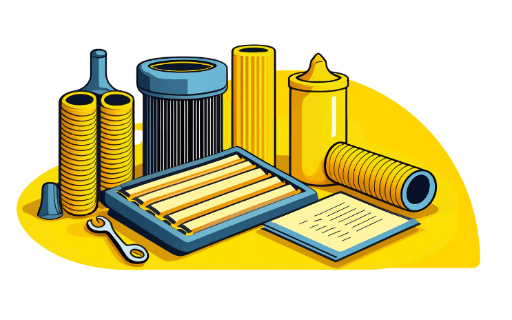 Maintenance Supplies Illustration